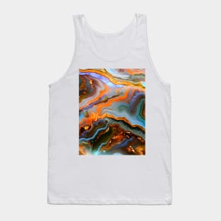 Gemstone Agate Jasper texture 10 Tank Top